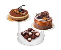 Uten Tortenständer Etagere Kuchenständer, 3 stöckig Tortenplatte Hochzeitstorte Deko Gestell für Geburtstag, Hochzeit und Party