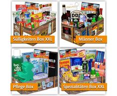 Eierbecher Huhn 6Pack + 6Löffel weiß,blau,gelb + Geschenkverp. ++ DAS Ostprodukte Geschenk - DDR Traditionsprodukt und Ossi Kultprodukt - Geschenkidee für alle Ostalgiker aus Ostdeutschland vom Ostprodukte Experten - Ostpaket