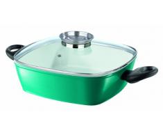 TV Unser Original 08466200233 bratmaxx Titan-Keramik Eckpfanne, smaragdgrün