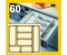 Besteckschublade Besteckkasten 60 Kunststoff weiß Einbau Einsatz Besteckeinsatz