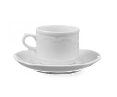 Hendi 787113 Flora Mokkatasse, 120 mL, Weiß