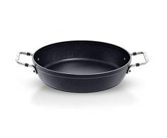Fissler adamant / Servier-Pfanne, Aluminium-Bratpfanne, (Ø 24 cm) beschichtet, antihaftversiegelt, hoher Rand, kratzfest, alle Herdarten – auch Induktion