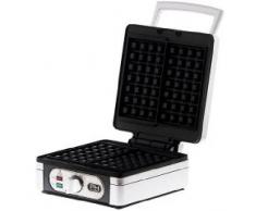 Domo DO 9047 W Waffelautomat belgische Waffeln DO 9047 WSchnelles Backen durch starke 1400 Watt, Ein- und Ausanzeige per LED, leicht zu reinigen, Antihaftbeschichtung verhindert Ankleben, elektroni