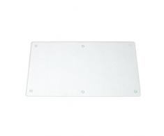 Schneidbrett Glas 52 x 30 cm Brett Küchenbrett Schneidebrett Frühstücksbrett