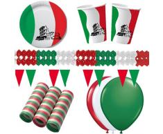 50 Party-Muffinförmchen * ITALIEN * für Länderparty oder Geburtstag von Städter // Muffin Muffins Party Kindergeburtstag Mottoparty Fussball Papier Backförmchen Rom Italy grün weiss rot