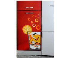 alles-meine.de GmbH 13 TLG. Set XL Wandtattoo Cocktail Orange Wandsticker Cocktailglas Cocktails Aufkleber Wandaufkleber - selbstklebend für Wohnzimmer und Kinderzimmer Deko Stic..