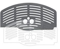 dipos 2X Matte Panzerfolie kompatibel mit DeLonghi Magnifica Esam 3200.S EX1 Tropfblech I Kaffeevollautomaten I Abtropfblech I Abtropfgitter kompatibel mit Kaffee-Maschine