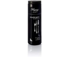 Hagerty Silver Bath Silbertauchbad mit Anlaufschutz 580 ml I Effektives Silberputzmittel für Besteck aus Silber oder versilbertem Metall I Silber-Reinigungsbad für erneuerten Glanz I mit Tauchkorb