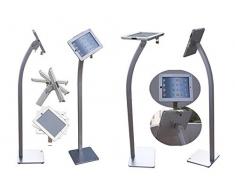 System-S Aluminium Präsentations Messe Ständer Stand Mount Abschließbar Halterung Halter 120 cm für iPad 1 2 3 4 air