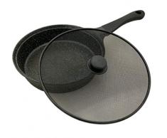 Ø29cm Pfannendeckel Spritzschutz Pfannenspritzschutz Spritzschutzdeckel mit Knaufgriff Set