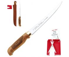 MARTTIINI Classic Superflex Filetier-Messer 30,6cm + Geschenkverpackung + LANSKY Crock Stick Messer-Schärfer/Filleting Knife & Sharpener Combo, extrem scharf & flexibel, für Fisch & Fleisch