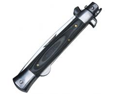 Haller Taschenmesser Small Stiletto Micarta 420 rsf Messer, schwarz, S