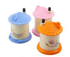 Forgun Creative Automatischer Tragbarer Zahnstocherhalter, Kleiner Hausmodus-Spender