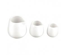 Milchkännchen, Weiß, 45 ml, 12 Stück