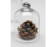 Sandra Rich 10er Set Glashauben, Abdeckung, Käseglocken Glas D. 10cm H. 14,5cm