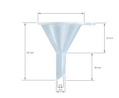 Octopus 3X Mini Trichter zum Umfüllen und Abfüllen von Flüssigkeiten wie Tinten, E-Liquids, Ölen, Lebensmitteln, Basen UVM.