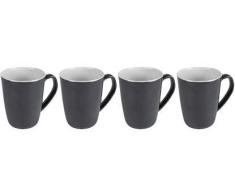 Kampa Farmhouse Melamin-Tasse, 4er-Set, Braun