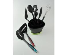 TUPPERWARE Griffbereit Grifffix+Tellerbesen+versch.Kochlöffel+Zange+Heber+Wender