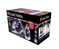 Russell Hobbs 23300-56 Dampfbügeleisen SupremeSteam Cordless, 2400 Watt, kabellos, Basisstation, Keramik-Bügelsohle, lila/weiß