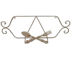 Teller-Halter aus Metall im nostalgischem Antik-Look ~ für die Wand ~ 44,5 cm