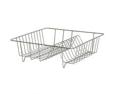 SIDCO Abtropfgestell Abtropfgitter Abtropfständer Geschirrständer Geschirrabtropfkorb Chrom