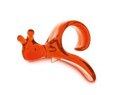 Koziol Orangenschäler Emma, Kunststoff, Transparent Orange, 8 x 1,7 x 4,5 cm