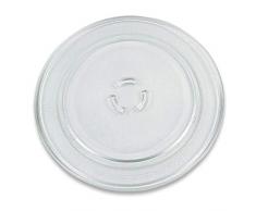 Drehteller für Mikrowelle 32,5 cm Mikrowellenteller 325 mm Glasteller Drehteller Ersatz Teller Glasplatte Glasdrehteller für Mikrowellen