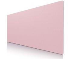 CSL-Computer Tischunterlage Schreibtischunterlage - PU-Leder Schreibunterlage - ultradünn wasserdicht - für Büro und Zuhause 900x400 mm - Rosa