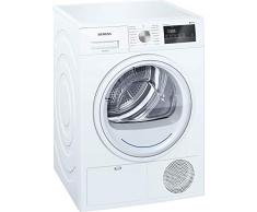 Siemens iQ300 WT43N2G1 Wäschetrockner, freistehend, Frontlader, 8 kg, B Weiß, drehbar, drehbar, für Rechtshänder