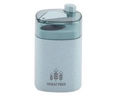 Camidy Einfache Art Automatische Zahnstocher Halter Wattestäbchen Box Tischpresse Zahnstocher Spender Blau