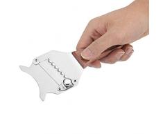 Schokoladenrasierer, Edelstahl Trüffel Käsehobel Einstellbare Klinge Schokoladenrasierer mit Holzgriff Langlebig für Küchenhelfer