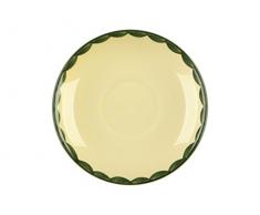 Zeller Keramik Hahn und Henne Untertasse 15cm Tasse/Schale für Tee oder Kaffee