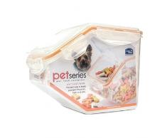 Futterbox / Trockenfutterbox / Frischhaltebox / Müslibox / Hundefutterbox / Katzenfutterbox / Werkstattbox / Klappbox Mini von Lock&Lock, Inhalt: 2,5 l, sehr robust, Deckel mit Entnahmeklappe