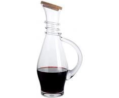 NIHAOA Krug Kreative Rotwein zu Hause schnell Kleiner Rotweinkrug Wein Kristallsatz 1.4L, Farbe: 1,4l (Farbe: 1.1l) (Color : 1.1l, Size : -)