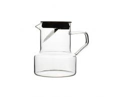 UPKOCH Servierkrug Glaskaraffe Krug Große Kapazität Kalter Teebehälter Trinkkessel Glassaft Topf Wasserkocher für Picknick Restaurant Hausküche Liefert