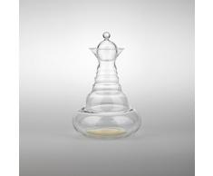 Vitalkaraffe Golden Alladin Karaffe mit Blume des Lebens in Gold 1,3 Liter