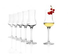 Stölzle Lausitz Grappaglas 6er Set, 90ml Gläser, wie mundgeblasen, spülmaschinenfest, Schnapsglas, aus feinem Kristallglas, hochwertige Qualität