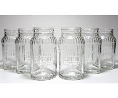 Southern Comfort Gläser-Set - 6x Lynchburg- / Marmeladengläser