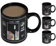 Keramik Tasse mit Animiertem Thermoeffekt - Puzzle Game Design 0,3l - Motiv Kaffeetasse zum Verschenken - Grinscard