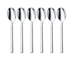 WMF Lyric Espressolöffel Set, 6-teilig, Cromargan protect Edelstahl poliert extrem kratzbeständig, spülmaschinenfest