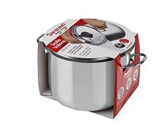 Barazzoni Spaghettitopf zum einfachen Abgießen, aus Edelstahl, 22 cm, 6 Liter