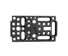 NICEYRIG Easy Kamera Käse Platte Kit mit V-Lock Male Adapter für railblocks, und Kurze Ruten