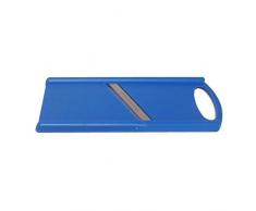 Gurkenhobel pastell-blau, beidseitig schneidend, Hobel Reibe Küchenreibe Küchenhobel Gurkenreibe