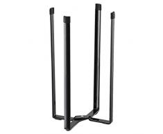 BESTonZON Flaschen Abtropfständer Trockenständer Flaschenhalter Faltbare Halter für Becher Tasse Organizer (Schwarz)