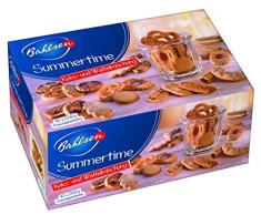 BAHLSEN Summertime 10 x 200 g Keks- und Waffelmischung – Großpackung aus leckeren Keksen und Waffeln ohne Schokolade - feines Gebäck im praktischen Tray