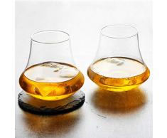 XUYI Whisky Nosing Glasses Whisky Chivas Trinkbecher Liquor Spirits Weinverkostungsglas, 2 Stück, 340 ml