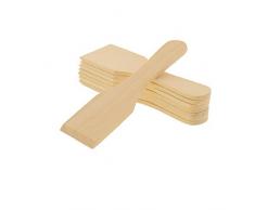 8x Raclette-Schaber aus Holz, 13 cm, keine Kratzer mehr im Raclette-Pfännchen, kleiner Raclette-Spachtel aus Europa, schont beschichtete Raclette-Pfännchen, Buche, kein Plastik im Essen, hitzebeständiges & stabiles Raclette Zubehör (8 Stück)