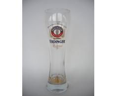 6er Set Erdinger Weißbier Weizenbierglas 0,5L mit Stadt Dekor