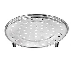 DSstyles Edelstahl Dampfgarer Dünsteinsatz (8.5 Inches) Dämpfeinsatz für Kochtöpfe Chinese Steaming Rack