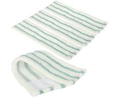 com-four® 4X Ersatz-Wischtuch für Bodenwischer - Mikrofaser Ersatz-Tuch für Wischmopp - Reinigungstücher für den Boden